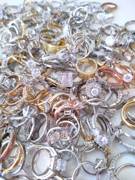 Wedding Rings For Bridal Shower Games - Put a Ring on It Party Gift – 5 Pcs - Please Read Description