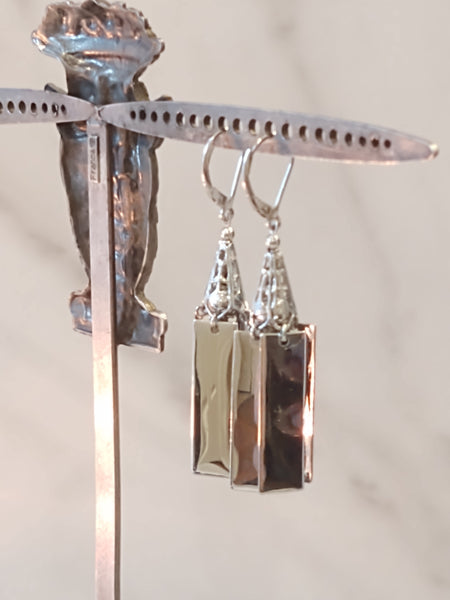 Vtg Tassel Earrings Dangle Pierced– P103