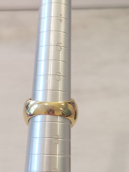 Green Enamel Pastel Crystal Ring Gold Tone Size 7 – P162