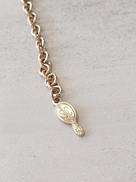 Vtg Sarah Coventry Gold Tone Fancy Chain Link Choker Necklace 16 Inch Vintage – Lot P9