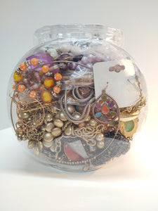 Jewelry Jar Wearable Resell Repurpose Vintage To Now Bulk Wholesale - Lot B17