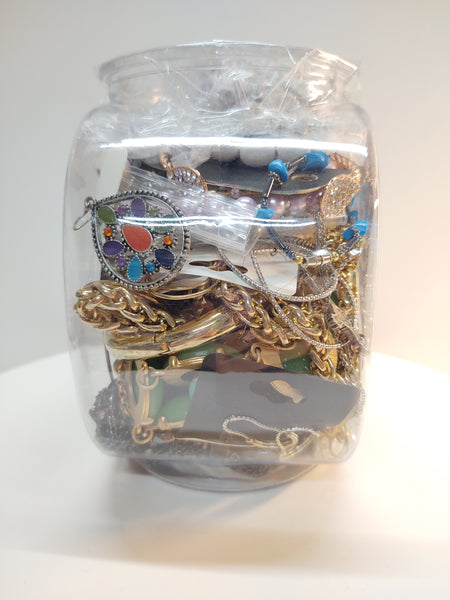 Jewelry Jar Wearable Resell Repurpose Vintage To Now Bulk Wholesale - Lot B17