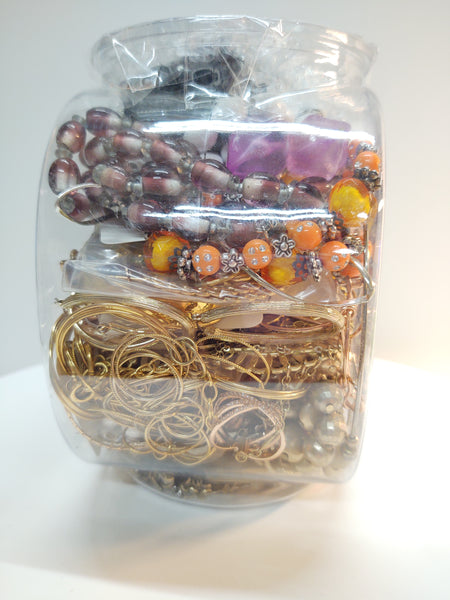 Jewelry Jar Wearable Resell Repurpose Vintage To Now Bulk Wholesale - Lot B17