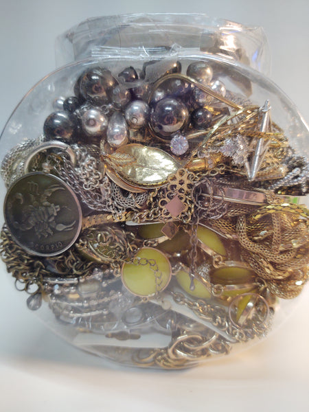 Jewelry Jar Wearable Resell Repurpose Vintage To Now Bulk Wholesale - Lot B19