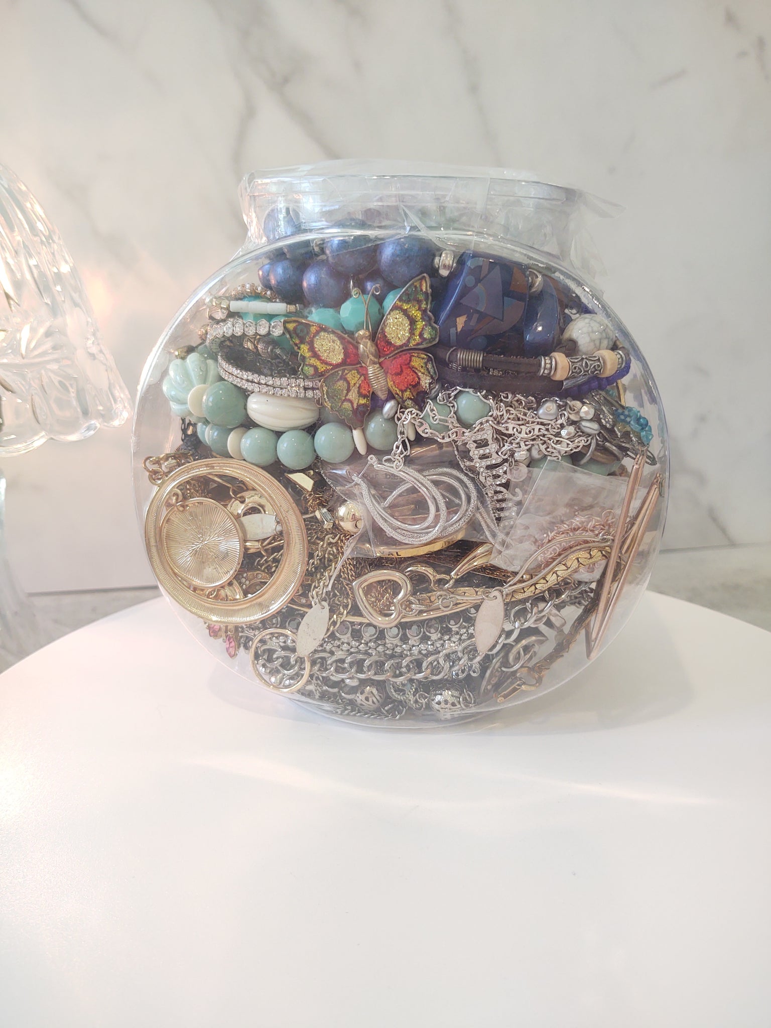 Craft Jewelry Vintage To Now Reuse Repurpose Grab Bag Harvesting - Lot B22