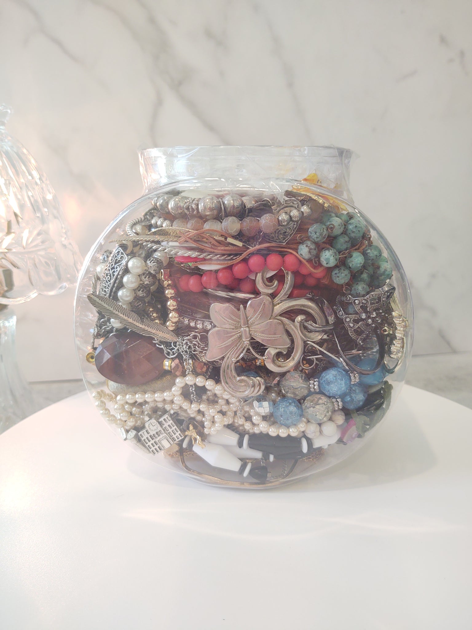 Craft Jewelry Vintage To Now Reuse Repurpose Grab Bag Harvesting - Lot B24