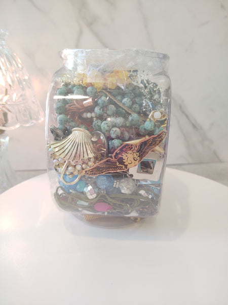 Craft Jewelry Vintage To Now Reuse Repurpose Grab Bag Harvesting - Lot B24