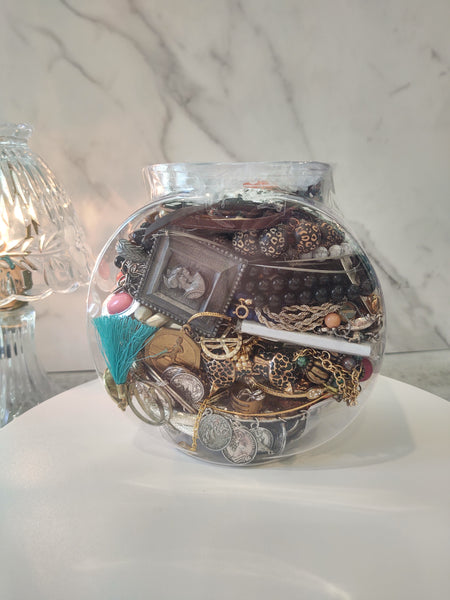 Craft Jewelry Vintage To Now Reuse Repurpose Grab Bag Harvesting - Lot B25