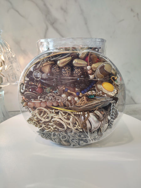 Craft Jewelry Vintage To Now Reuse Repurpose Grab Bag Harvesting - Lot B25