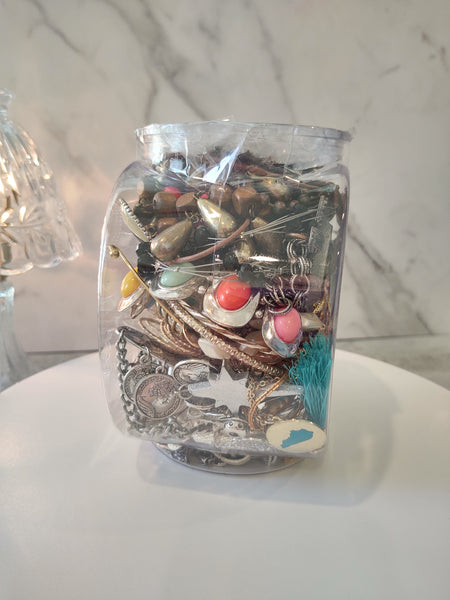 Craft Jewelry Vintage To Now Reuse Repurpose Grab Bag Harvesting - Lot B25
