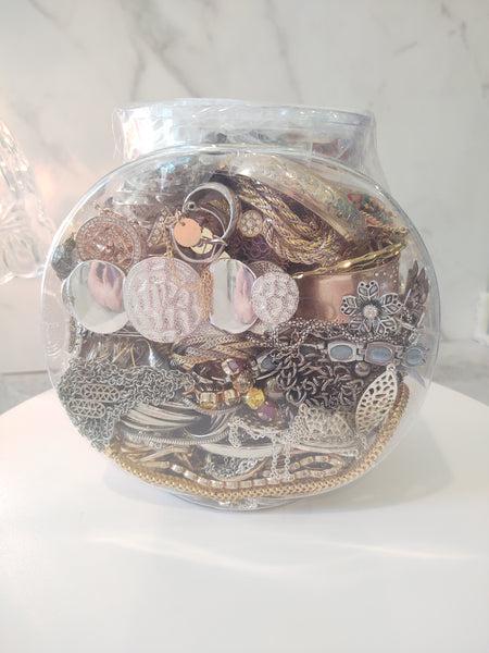 Jewelry Jar Wearable Resell Repurpose Vintage To Now Bulk Wholesale - Lot B26