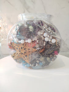 Jewelry Jar Wearable Resell Repurpose Vintage To Now Bulk Wholesale - Lot B28