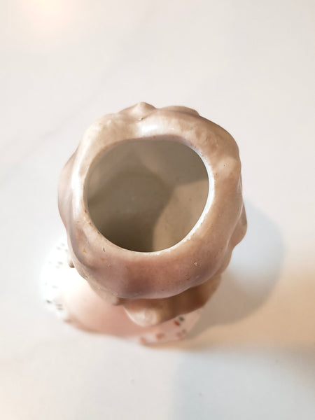 Vintage 1950’s Napco C5937 Miniature Lady Head Vase 3.5 Inch