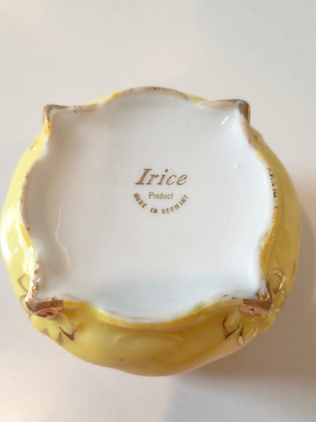Vintage I.W. Rice Irice Trinket Jewelry Box Germany Porcelain Hinged
