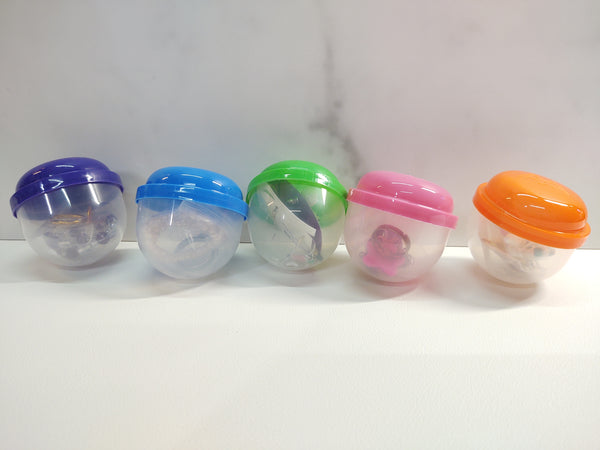 10 Items Kids Mystery Pods Treasure Hunt - 5 Pods 2 Items In Each