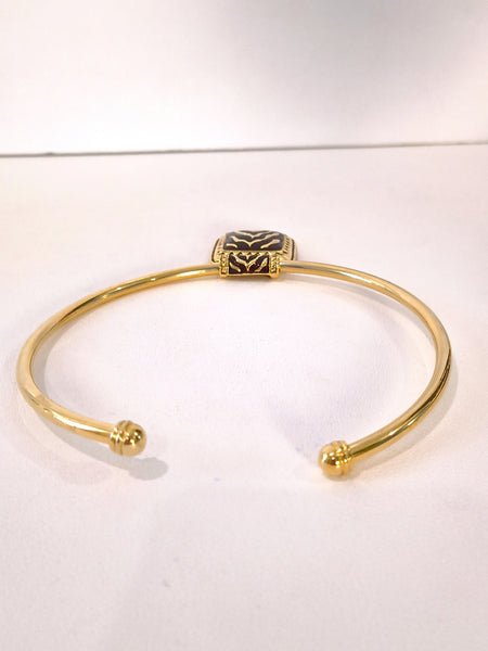Vintage 1980’s Safari-Style Omega Torque Collar Necklace
