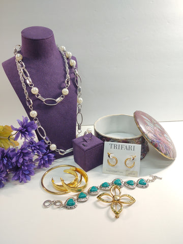 Jewelry Box With Wearable Jewelry Included Porcelain – P118