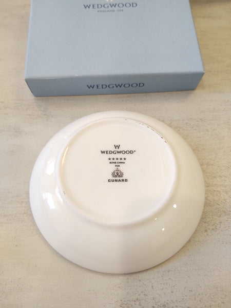 Queen Mary 2 Wedgwood Maiden Voyage 2004 Trinket Dish Plate 4” – P119