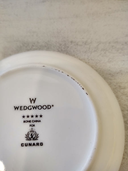 Queen Mary 2 Wedgwood Maiden Voyage 2004 Trinket Dish Plate 4” – P119