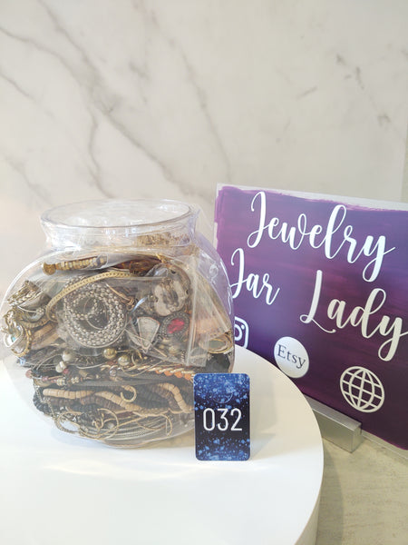 Craft Jewelry Jar Vintage To Now Reuse Repurpose - Lot B32