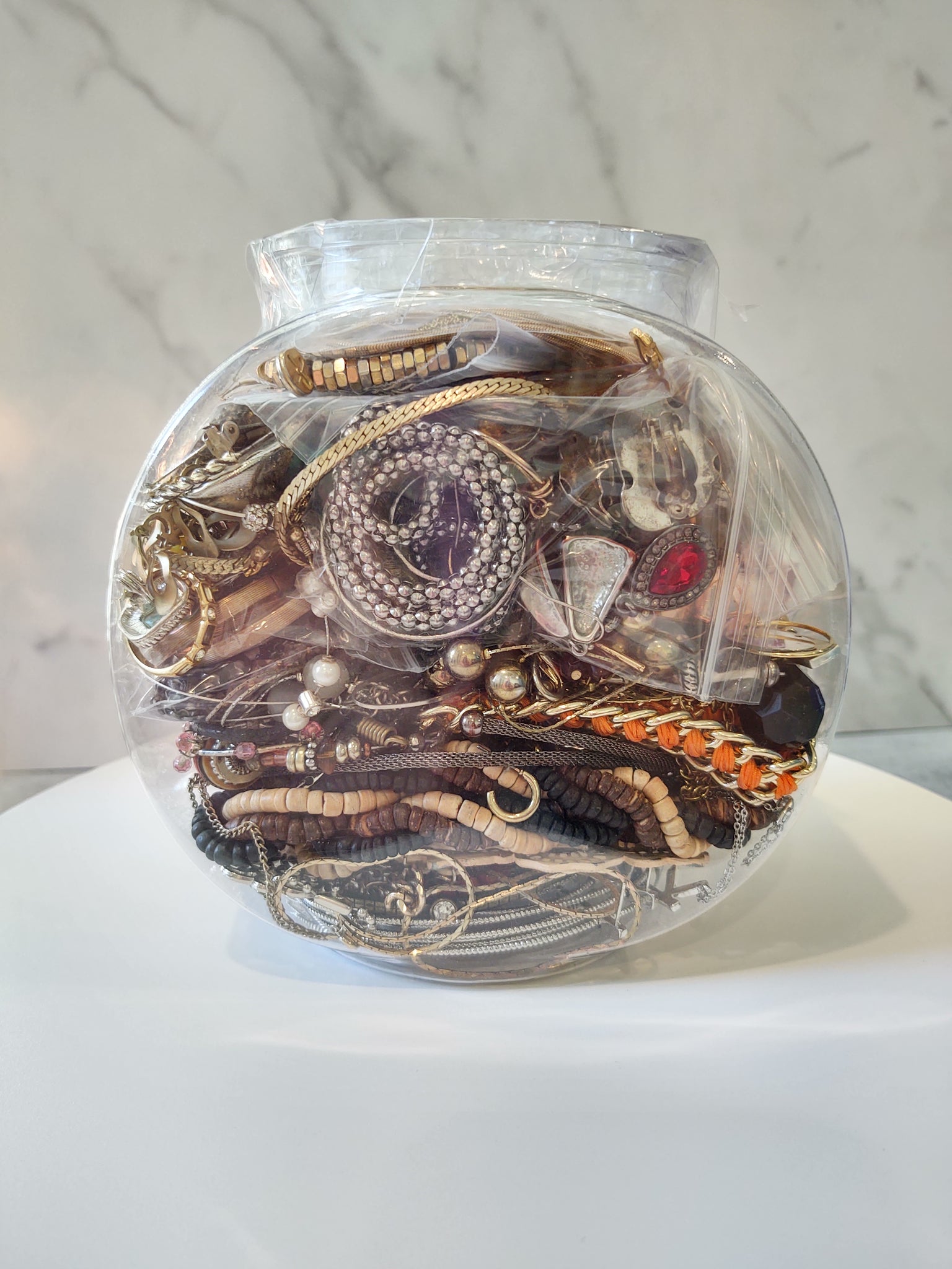 Craft Jewelry Jar Vintage To Now Reuse Repurpose - Lot B32