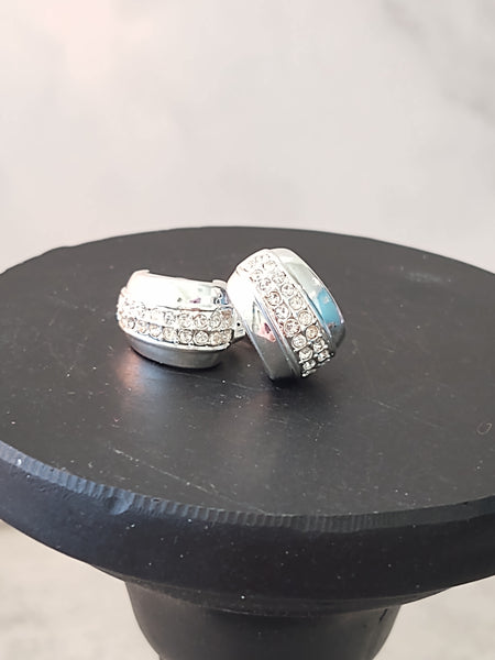 3 Pair Earrings Silver Tone Vintage To Now – Lot P43