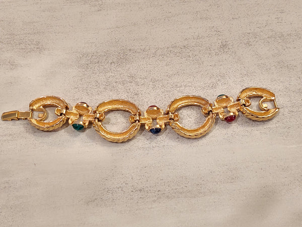 Statement Bracelet Jeweled Rope Chunky Fashion – P186