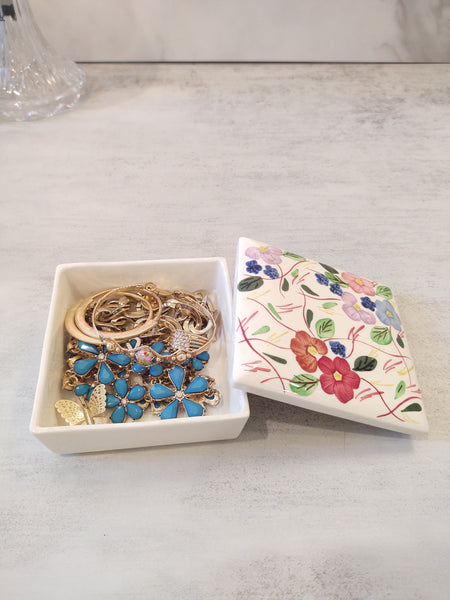 Blue Ridge Jewelry Box Jewelry Included Southern Potteries – P139