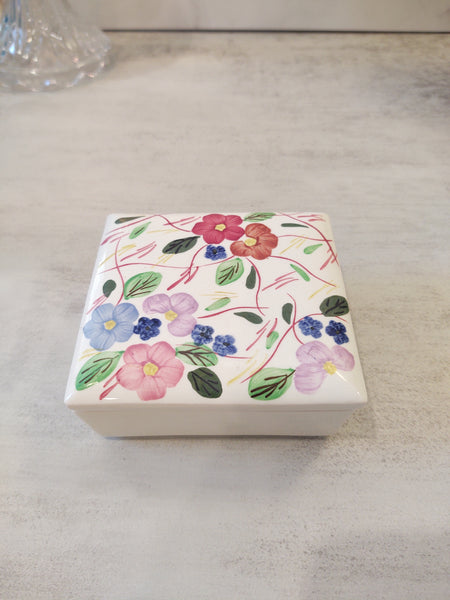 Blue Ridge Jewelry Box Jewelry Included Southern Potteries – P139