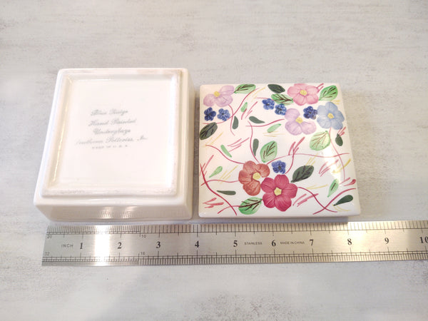 Blue Ridge Jewelry Box Jewelry Included Southern Potteries – P139