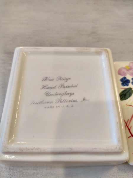 Blue Ridge Jewelry Box Jewelry Included Southern Potteries – P139